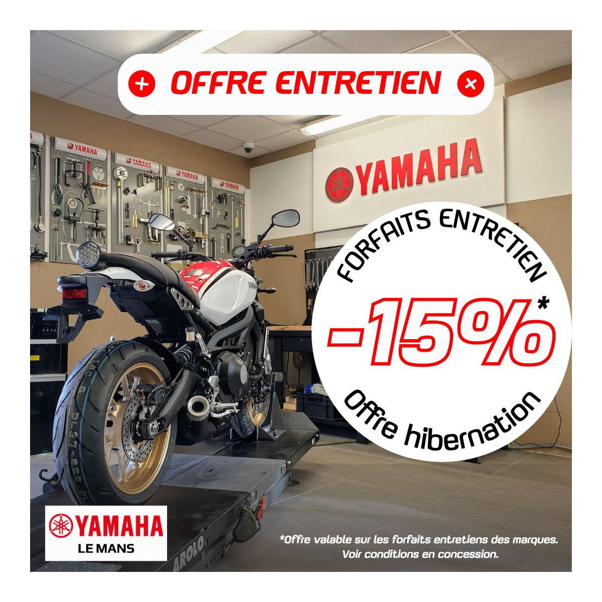 C'est l'Offre Hibernation chez Yamaha Le Mans !